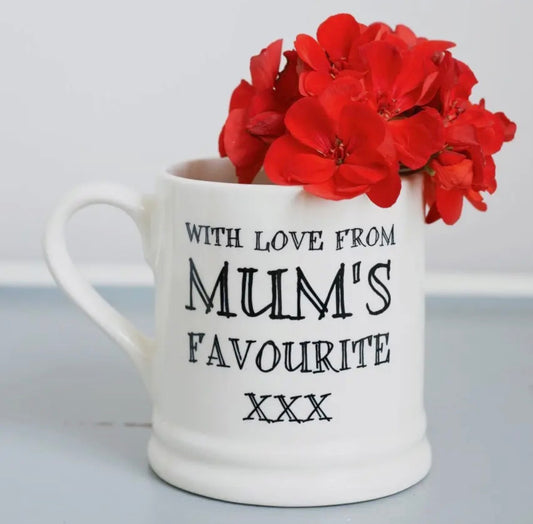 with love from mum's favourite - mug