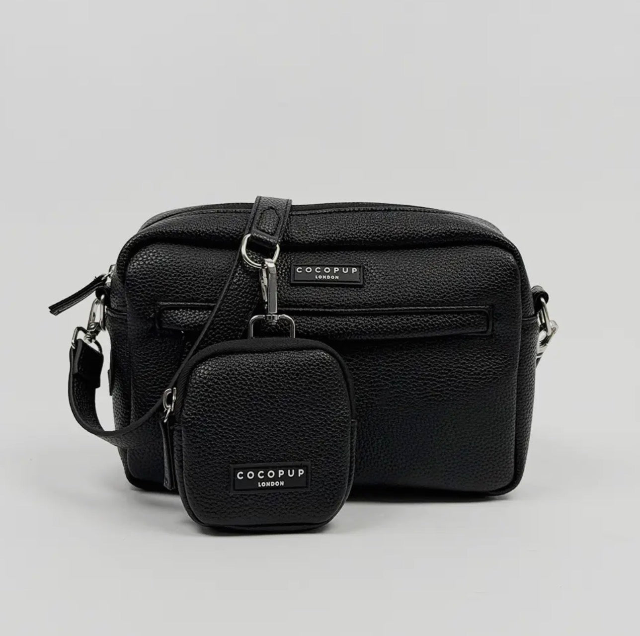 Cocopup London PU Leather Dog Walking Bundle - Black