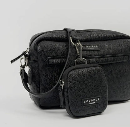 Cocopup London PU Leather Dog Walking Bundle - Black