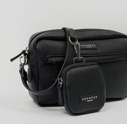 Cocopup London PU Leather Dog Walking Bundle - Black