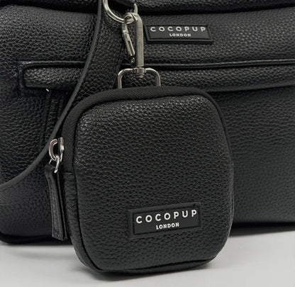 Cocopup London PU Leather Dog Walking Bundle - Black
