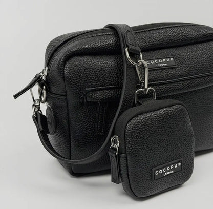 Cocopup London PU Leather Dog Walking Bundle - Black