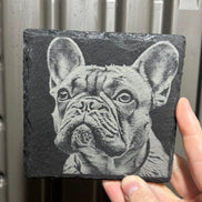 Dog Breed Engraved Slave Coaster - Laser Engraved Dog Lover Gift