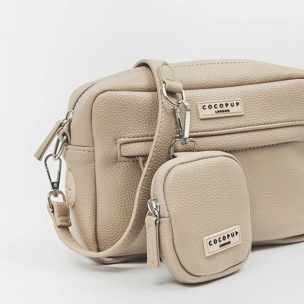 Cocopup London PU Leather Dog Walking Bundle - Caramel