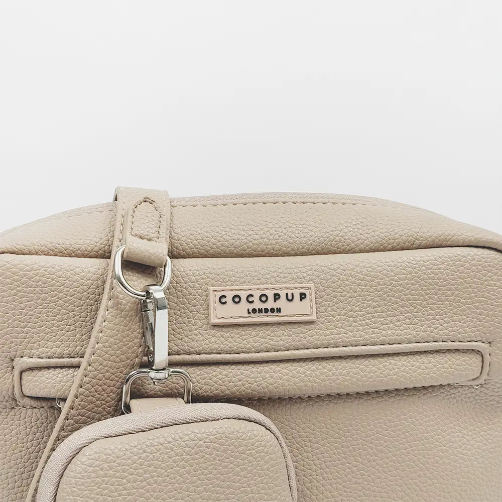 Cocopup London PU Leather Dog Walking Bundle - Caramel