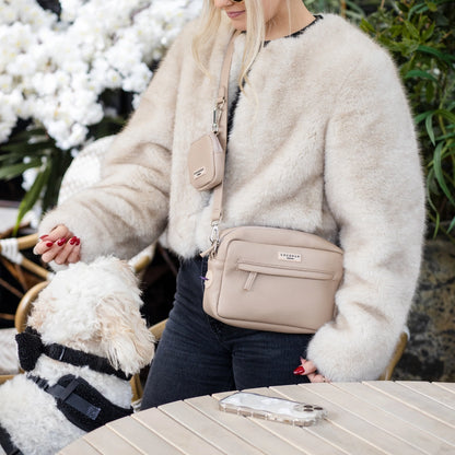 Cocopup London PU Leather Dog Walking Bundle - Caramel