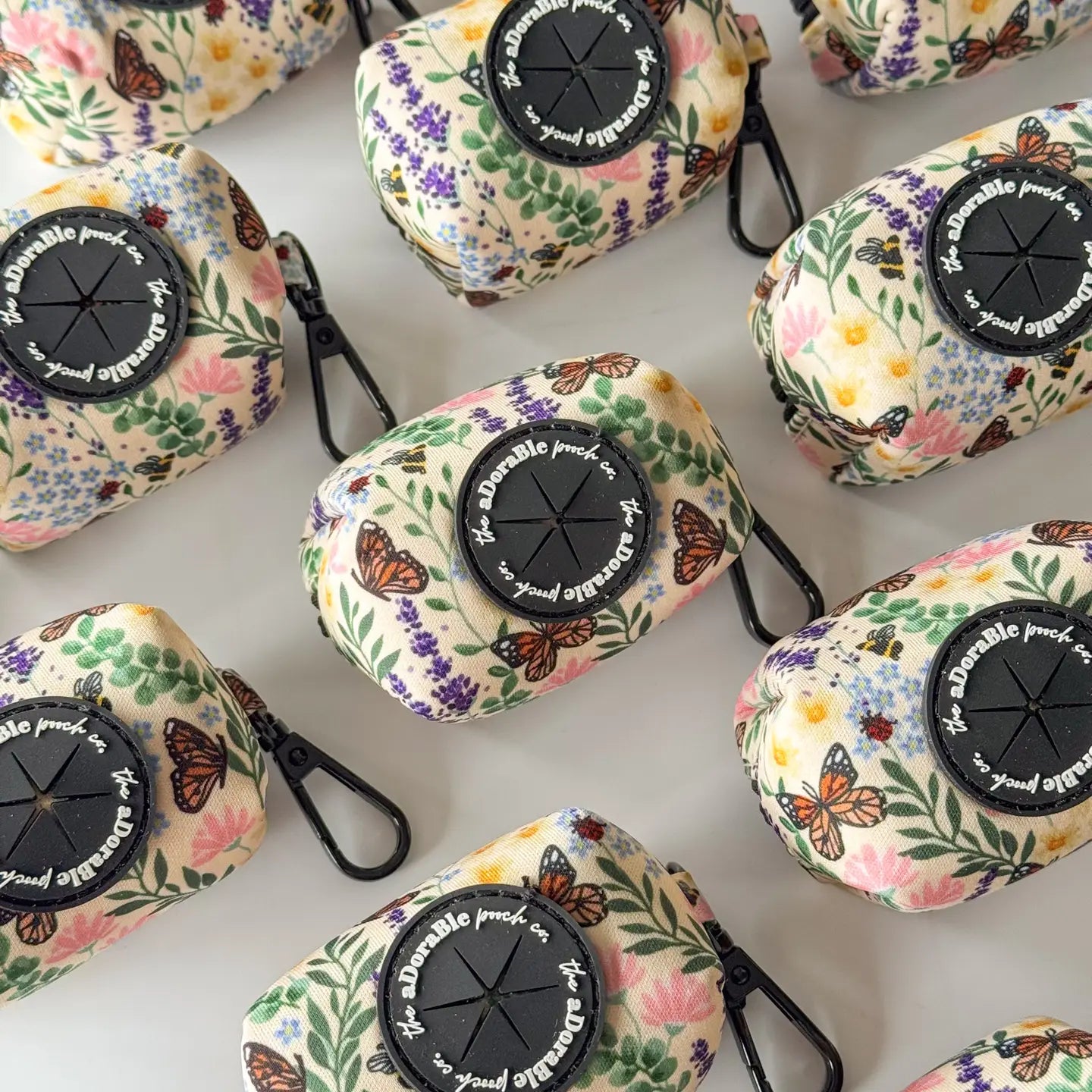 Dog Poop Bag Holder - Bumbles & Butterflies