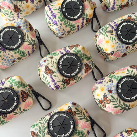 Dog Poop Bag Holder - Bumbles & Butterflies