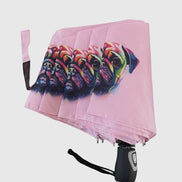 Pug Dog Print Umbrella