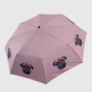 Pug Dog Print Umbrella