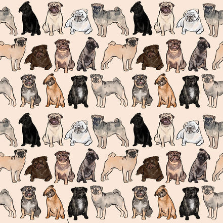 The Pug Dog Walking Bag