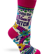 Quite the Fancy Bitch Ladies' Novelty Crew Socks