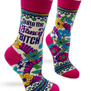 Quite the Fancy Bitch Ladies' Novelty Crew Socks
