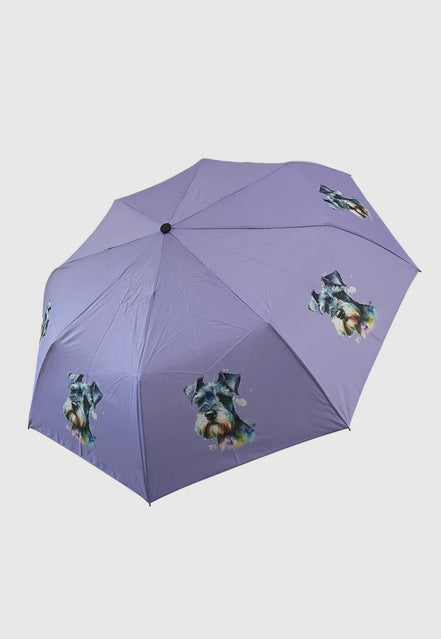 Schnauzer Dog Print Umbrella