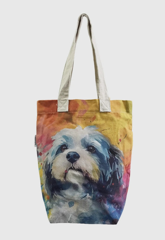 Shih Tzu Dog Print Tote Bag