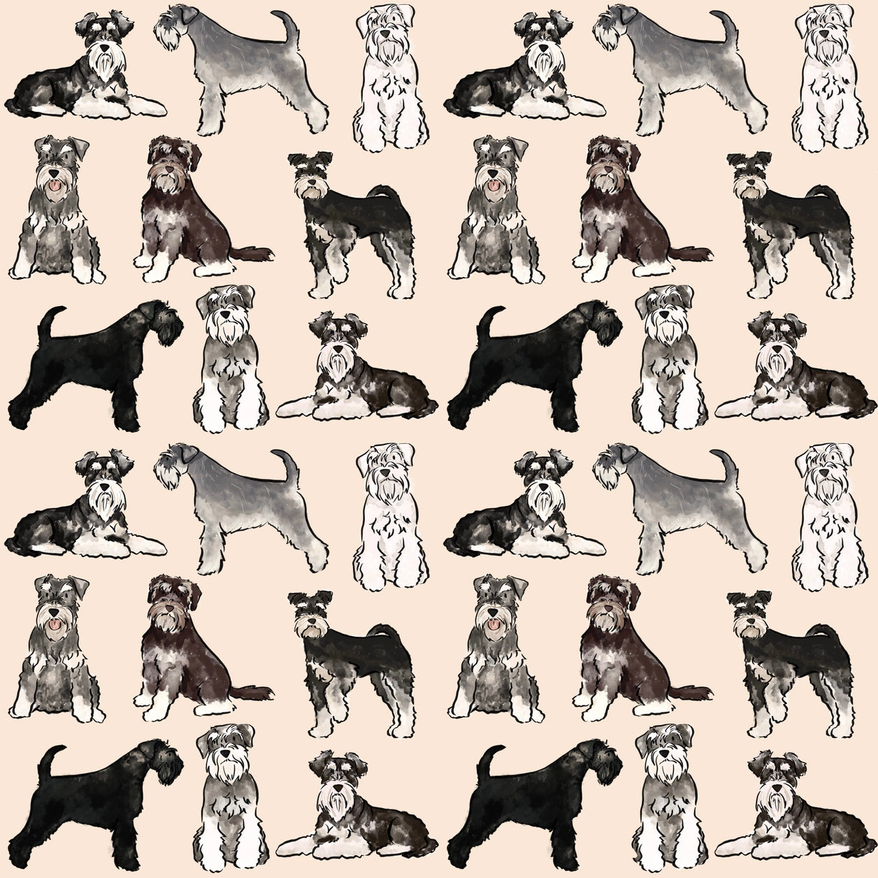 The Schnauzer Dog Walking Bag
