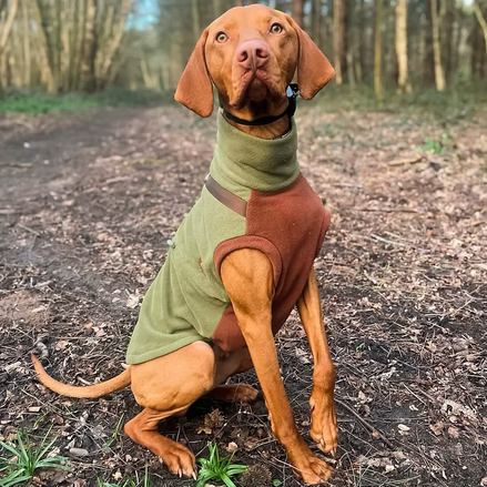 PupDri Zip Back Dog Fleece Harness Jumper | Hound Outfitters