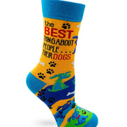 Best Thing About People...Their Dogs Women's Crew Socks