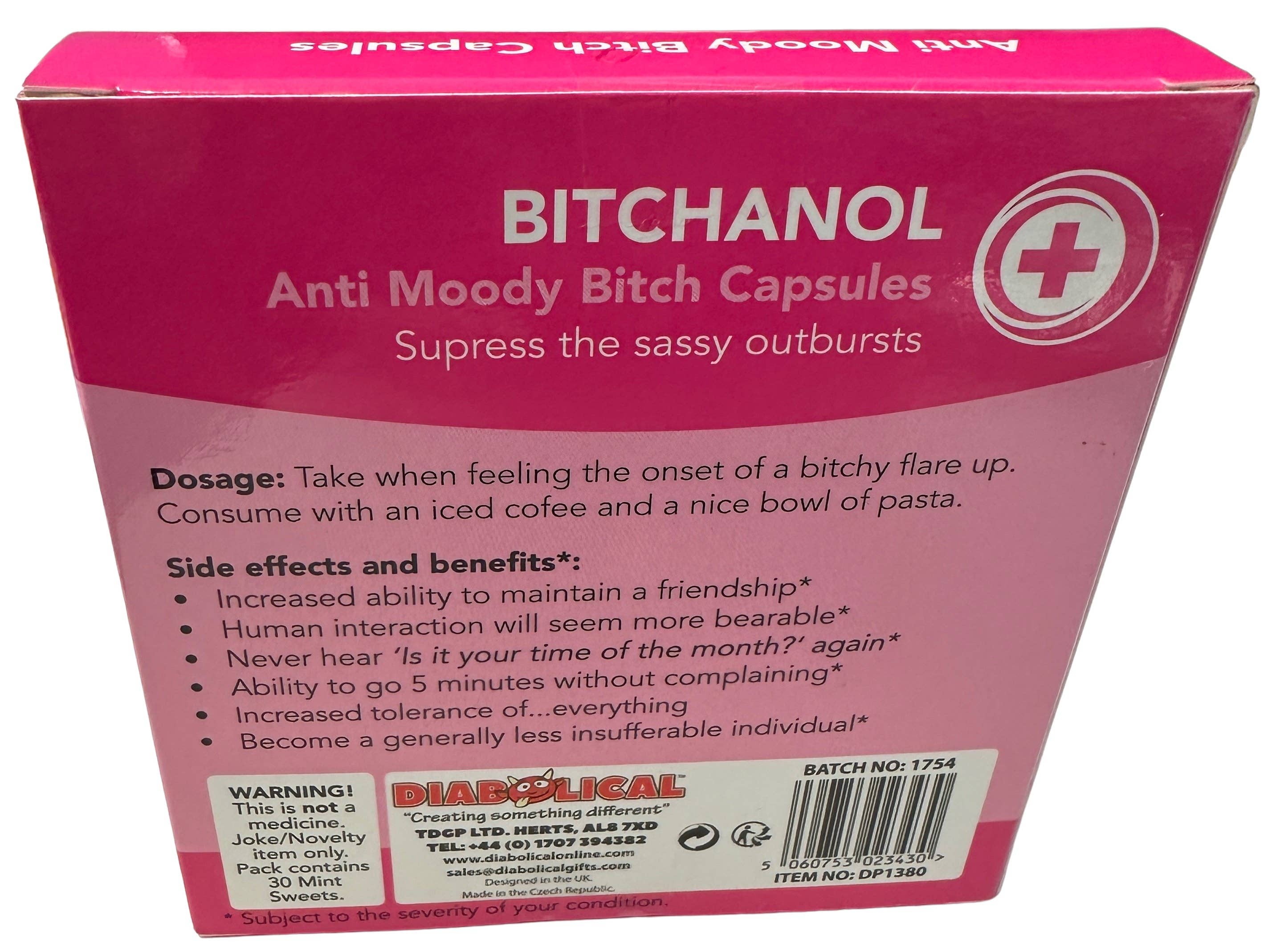 Bitchanol Candy | Novelty Gifts | White Elephant | Christmas