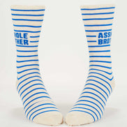 SW1022 Asshole Brother Men's Socks