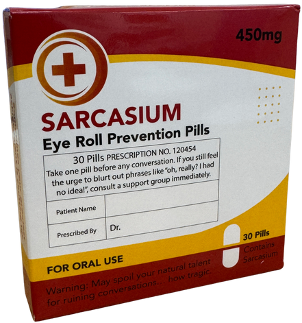Sarcasium - Candy Mints, Funny Novelty Stocking Fillers