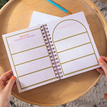 Reading Journal A5 | Hardback | Turquoise Citrus