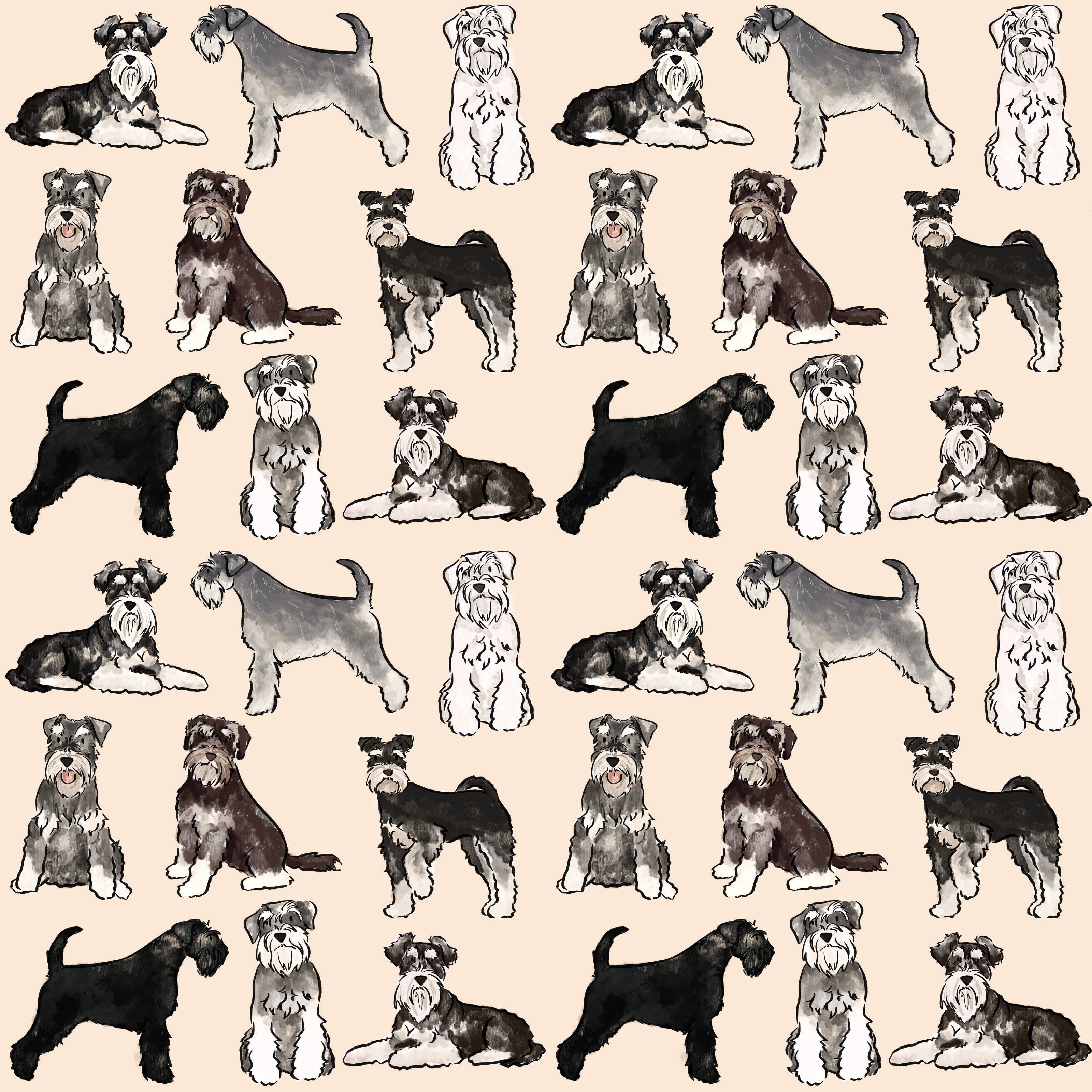 Schnauzer Dog Blanket