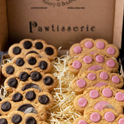 Doggy Paw Print Cookies - Box of 10: Loose Box of 10