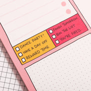 A5 notepad - daily planner - it’s a plan