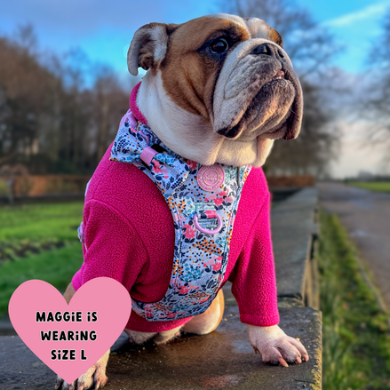 Floral Dog Harness - Colour Drops - Spring Dreams: S