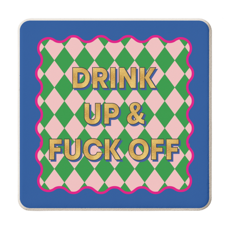 Coasters '& F*ck Off' By Claire Atwood: Cork