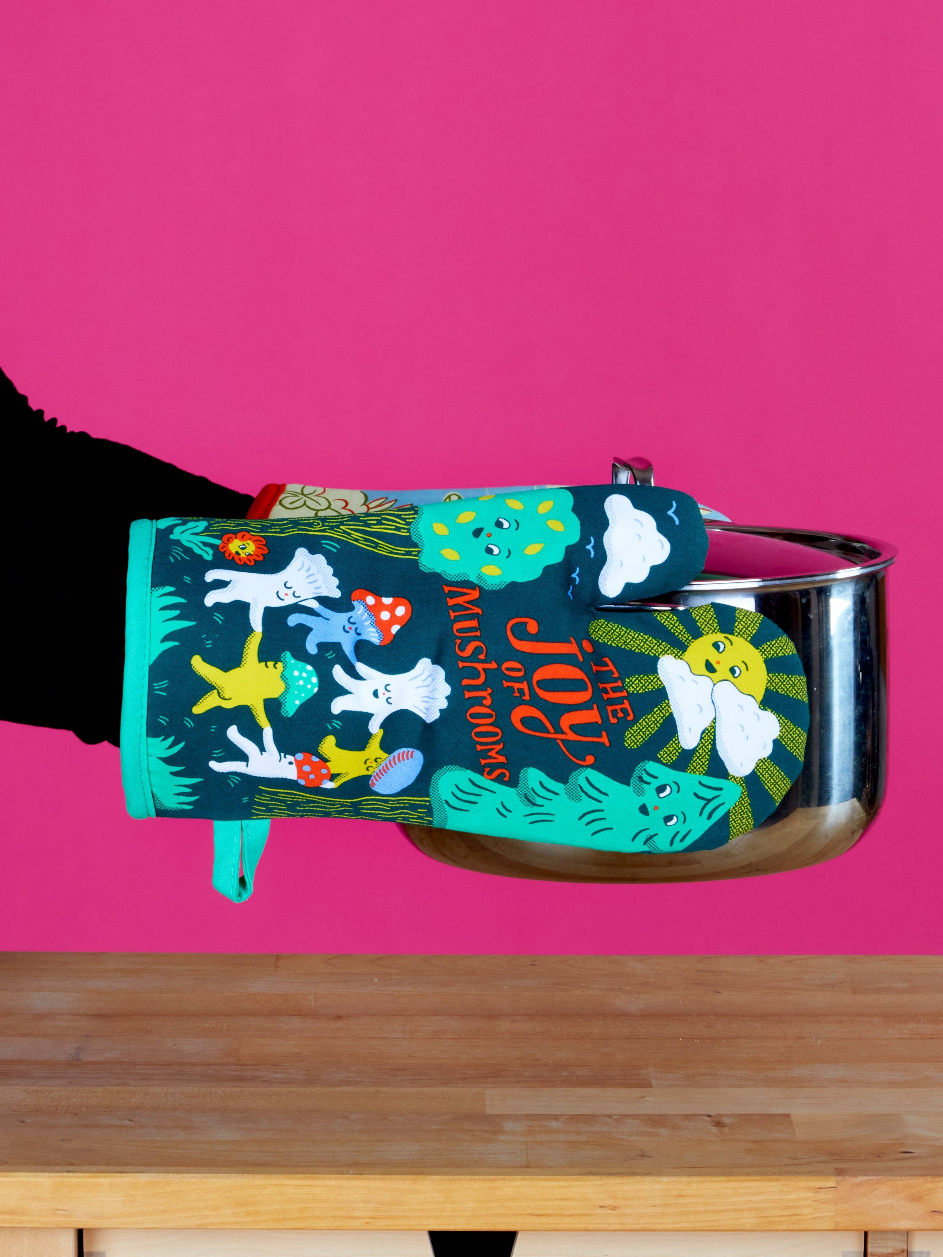 The Joy Of Mushrooms Oven Mitt