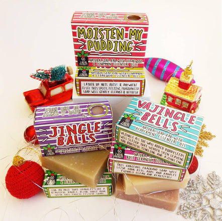 Vajingle Bells Christmas Soap Peppermint Funny Gift