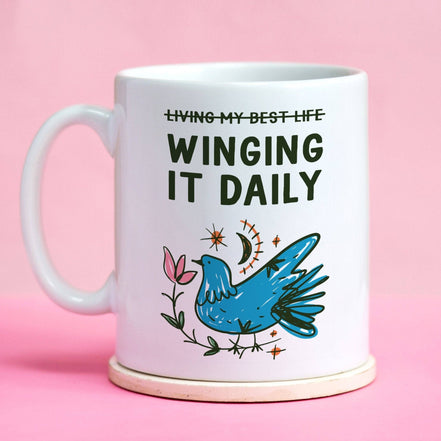 'Winging It Daily' Funny Mug