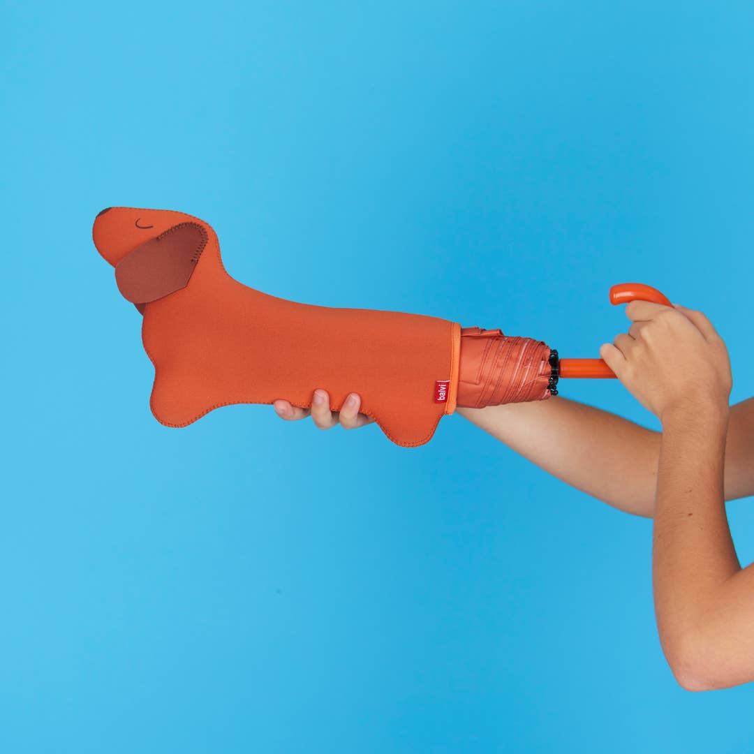 Balvi Teckel Umbrella | Brown Dachshund Umbrella