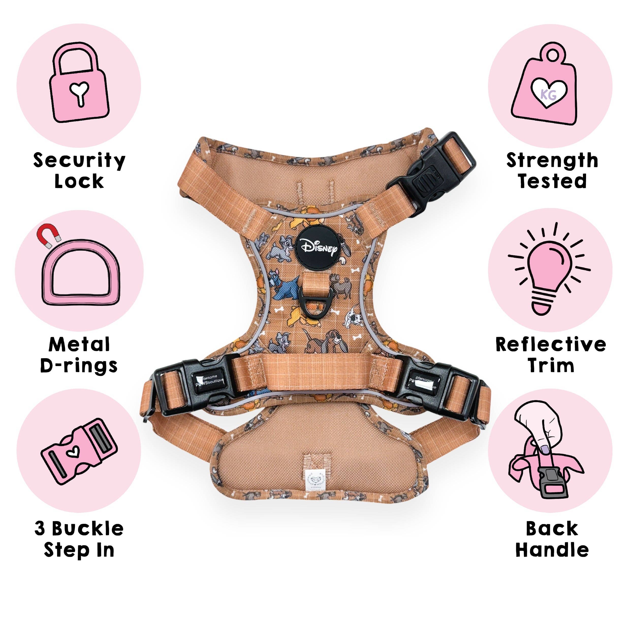 Disney© Tough Trails™ Harness - Disney Dogs: XS