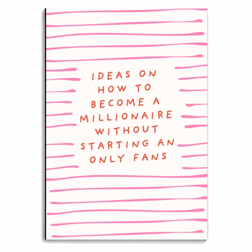 Notebooks 'Ideas on how to become a millionaire'