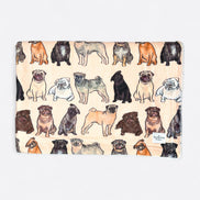The Pug Dog Blanket