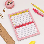 A6 notepad - top priorities