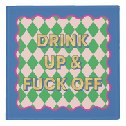 Coasters '& F*ck Off' By Claire Atwood: Cork