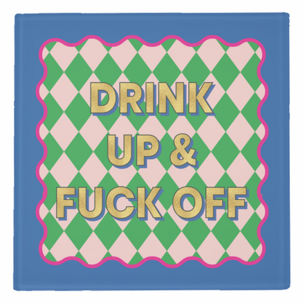 Coasters '& F*ck Off' By Claire Atwood: Cork