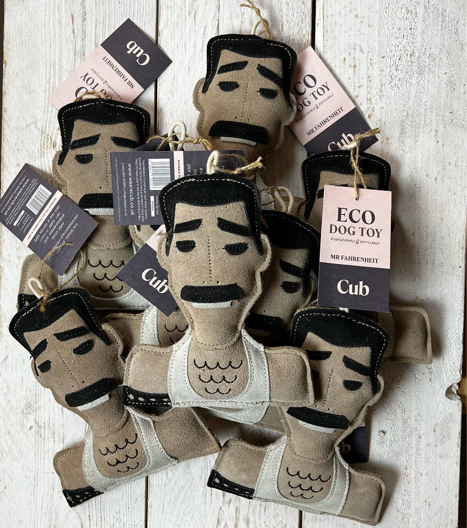 Mr Fahrenheit Eco Leather Dog Toy (Limited Edition)