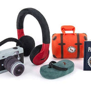 Headphones Plush Dog Toy