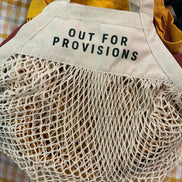 Mesh Grocery Shopper: Yellow- red text for the good stuff / Regular