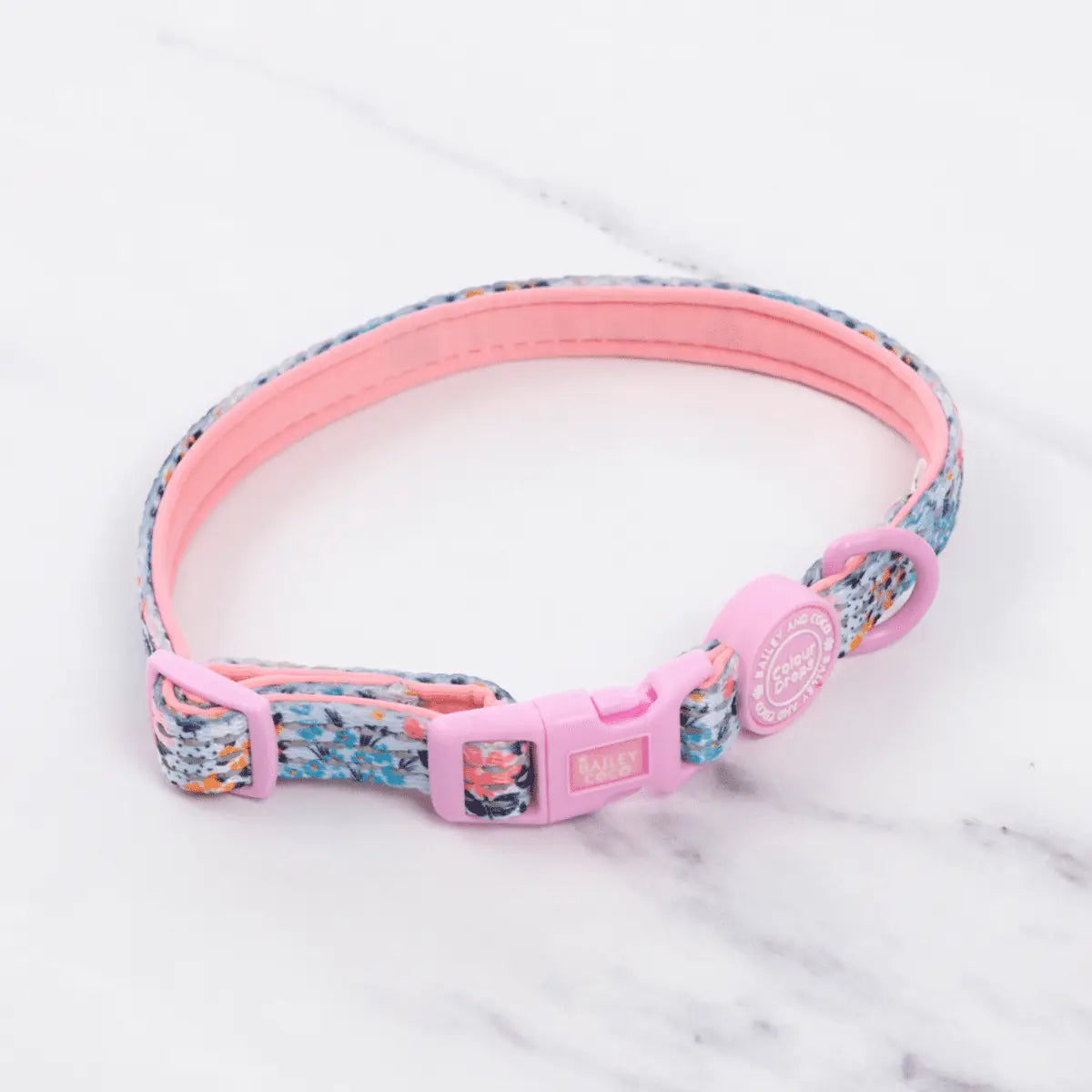 Bailey and Coco Trail & Glow Adjustable Collar - Colour Drops - Spring Dreams