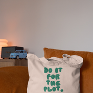 Do It For The Plot | Tote Bag: Vintage Black