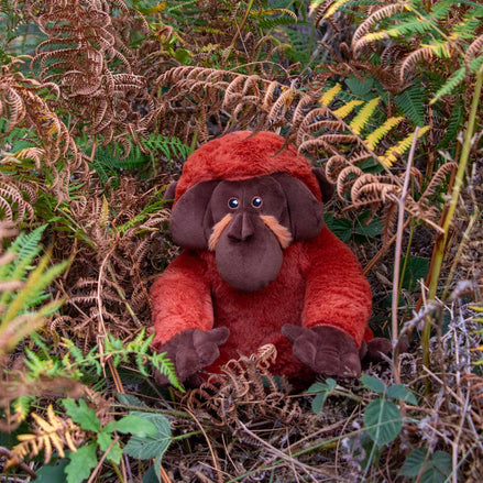 Oswald Orangutan - Dog Toy Made From Recycled Materials