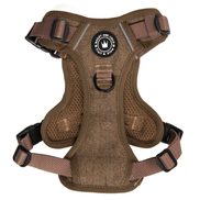 Trail & Glow Tweed Dog Harness - Oxford Tweed: XS