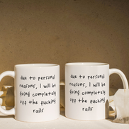 Due To Personal Reasons | Mug: Black / 11oz Ceramic