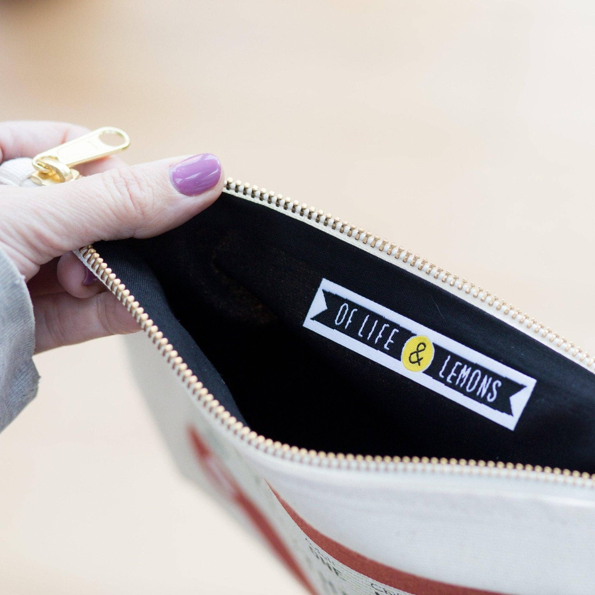 Funny HRT Cosmetic Bag